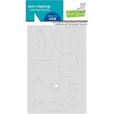 Lawn Fawn Stencils - Spring Basket